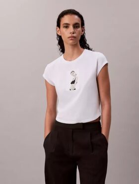 Kate Moss grafisk baby-T-shirt Kate Moss grafisk baby-T-shirt