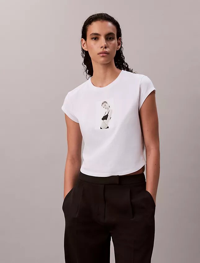 Kate Moss grafisk baby-T-shirt Kate Moss grafisk baby-T-shirt