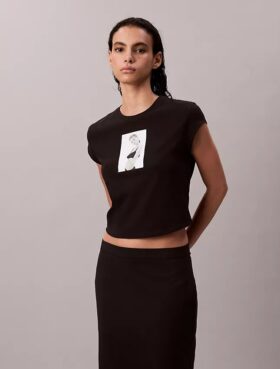 Kate Moss grafisk baby-T-shirt Kate Moss grafisk baby-T-shirt