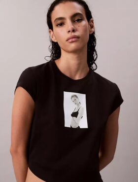 Kate Moss grafisk baby-T-shirt Kate Moss grafisk baby-T-shirt
