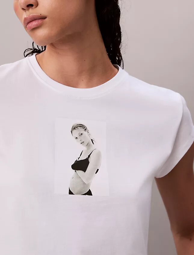 Kate Moss grafisk baby-T-shirt Kate Moss grafisk baby-T-shirt