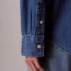Klassisk Denim-skjorta med knappar Klassisk Denim-skjorta med knappar