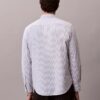 Klassisk oxfordskjorta i Cotton Stretch-bomull med ränder och knappar Klassisk oxfordskjorta i Cotton Stretch-bomull med ränder och knappar