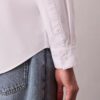 Klassisk oxfordskjorta i Cotton Stretch-bomull med ränder och knappar Klassisk oxfordskjorta i Cotton Stretch-bomull med ränder och knappar