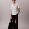 Klassisk skjorta i Cotton Stretch med knappar