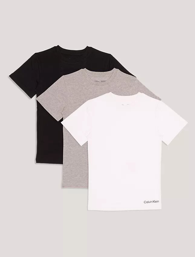 Klassisk T-shirt för pojkar i 3-pack Klassisk T-shirt för pojkar i 3-pack
