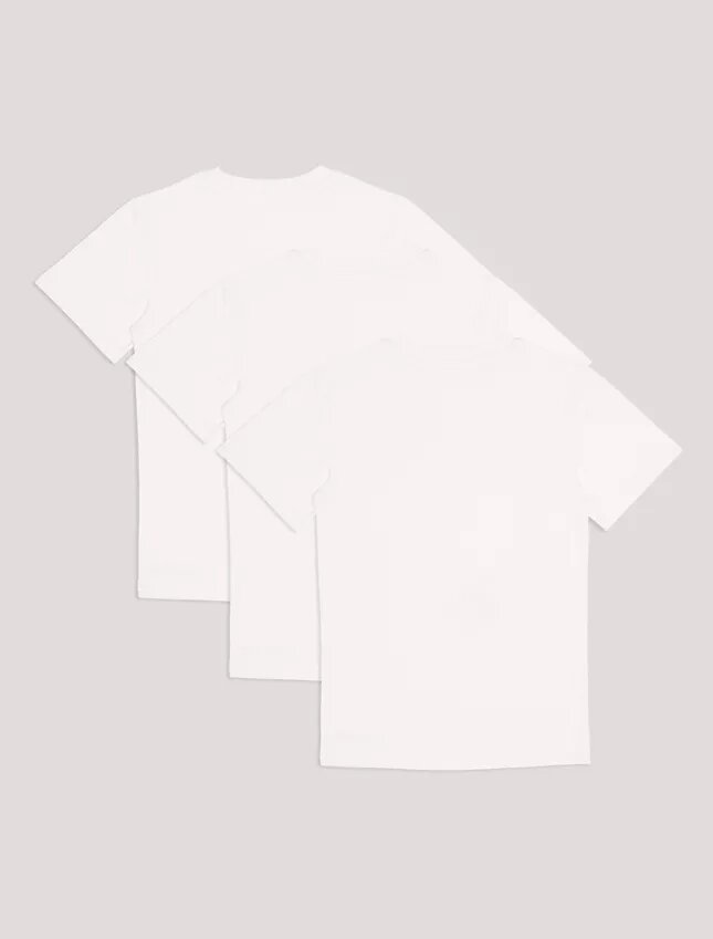 Klassisk T-shirt för pojkar i 3-pack Klassisk T-shirt för pojkar i 3-pack