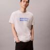 Klassisk T-shirt med blekt logotryck Klassisk T-shirt med blekt logotryck