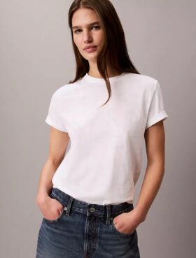 Klassisk T-shirt med blekt Monogram över hela plagget