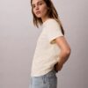 Klassisk T-shirt med blekt Monogram över hela plagget Klassisk T-shirt med blekt Monogram över hela plagget