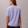 Klassisk T-shirt med blommig logotyp