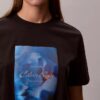 Klassisk T-shirt med blommig logotyp Klassisk T-shirt med blommig logotyp