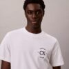 Klassisk T-shirt med cirkelformad logotyp