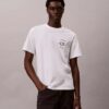 Klassisk T-shirt med cirkelformad logotyp