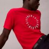 Klassisk T-shirt med cirkelformad logotyp Klassisk T-shirt med cirkelformad logotyp