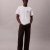 Klassisk T-shirt med cirkelformad logotyp