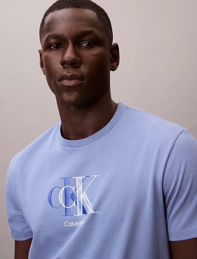 Klassisk T-shirt med dubbelt Monogram Klassisk T-shirt med dubbelt Monogram