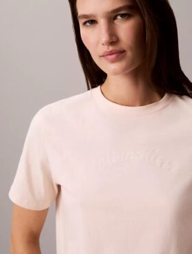 Klassisk T-shirt med filtlogotyp