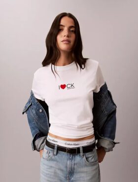 Klassisk T-shirt med hjärtlogotyp