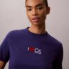 Klassisk T-shirt med hjärtlogotyp Klassisk T-shirt med hjärtlogotyp