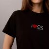 Klassisk T-shirt med hjärtlogotyp