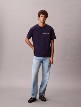 Klassisk T-shirt med liten logotyp