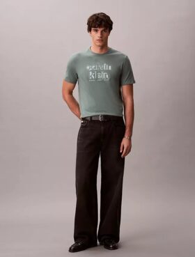 Klassisk T-shirt med skugglogotyp