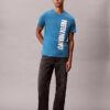 Klassisk T-shirt med vertikal logotyp