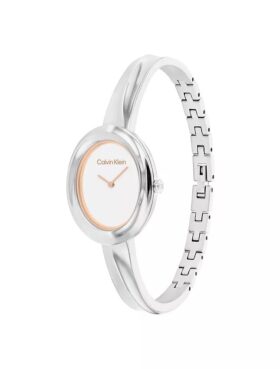 Klocka med konturerad bezel