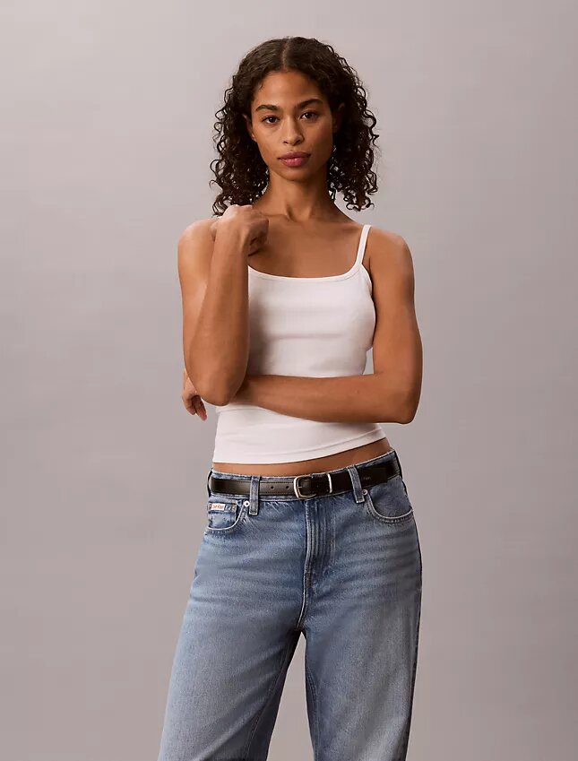 Konturpassad ribbad camisole Konturpassad ribbad camisole