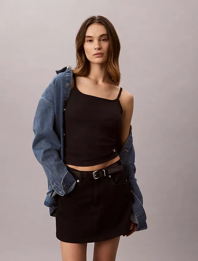 Konturpassad ribbad camisole Konturpassad ribbad camisole