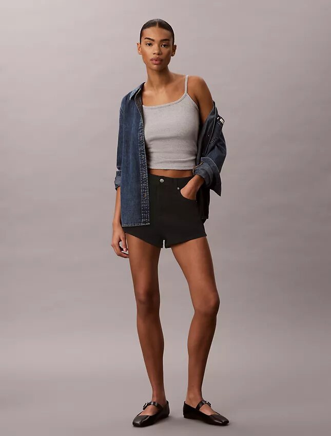 Konturpassad ribbad camisole Konturpassad ribbad camisole