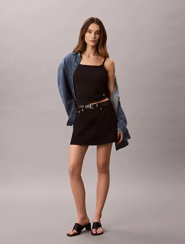 Konturpassad ribbad camisole Konturpassad ribbad camisole