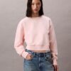 Kort, avslappnad sweatshirt i fransk frotté Kort, avslappnad sweatshirt i fransk frotté