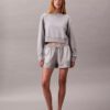 Kort, avslappnad sweatshirt i fransk frotté Kort, avslappnad sweatshirt i fransk frotté