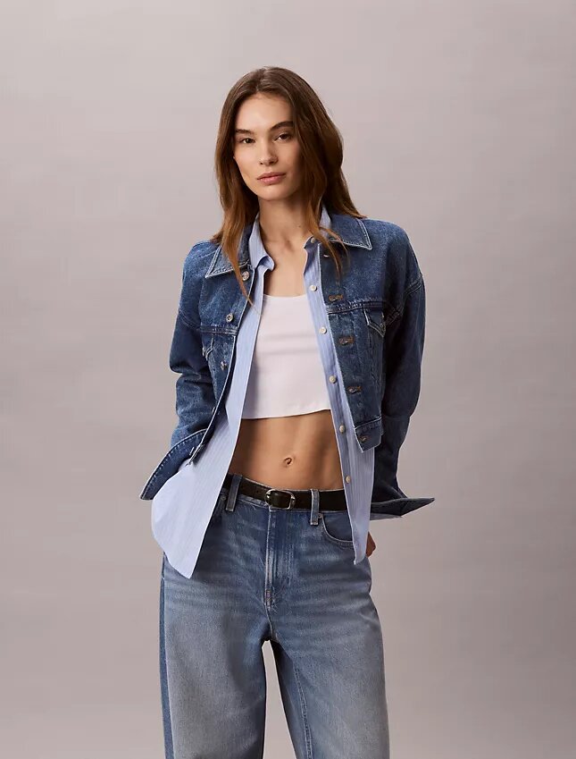 Kort denim Trucker Jacket Kort denim Trucker Jacket
