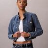 Kort denimjacka Kort denimjacka