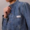 Kort denimjacka Kort denimjacka