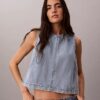 Kort denimtop Kort denimtop
