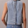 Kort denimtop Kort denimtop