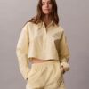 Kort pyjamasskjorta i bomullspoplin Kort pyjamasskjorta i bomullspoplin