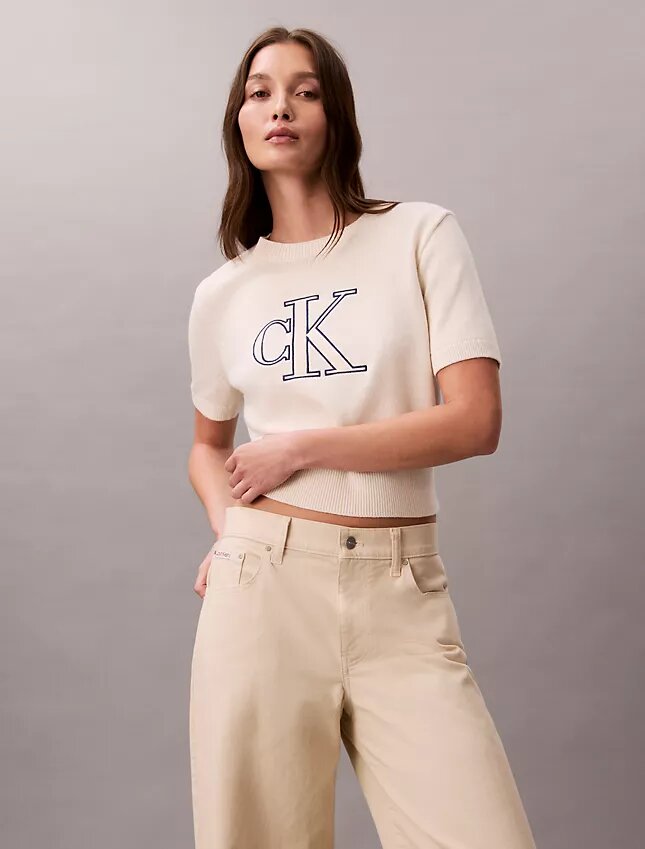 Kort tröja med Monogram Kort tröja med Monogram