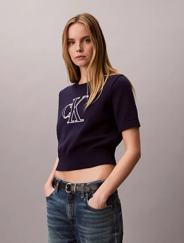 Kort tröja med Monogram Kort tröja med Monogram