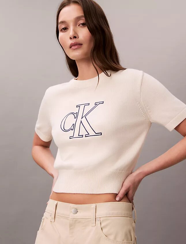 Kort tröja med Monogram Kort tröja med Monogram