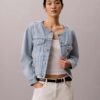 Kort Trucker Jacket utan krage