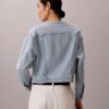 Kort Trucker Jacket utan krage