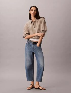 Korta Barrel-Jeans