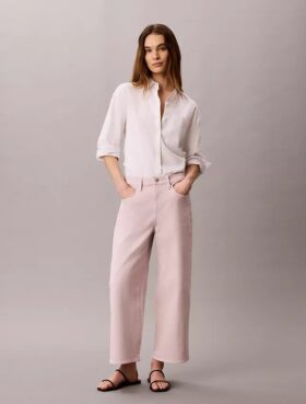 Korta jeans med vida ben Korta jeans med vida ben