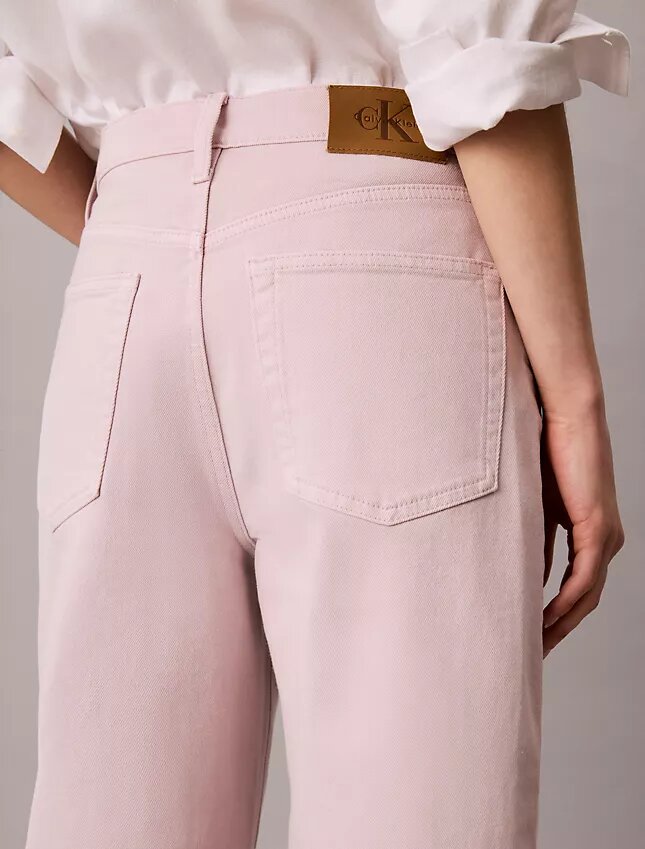 Korta jeans med vida ben Korta jeans med vida ben