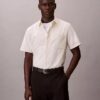 Kortärmad skjorta i Cotton Stretch med ränder och knappar Kortärmad skjorta i Cotton Stretch med ränder och knappar